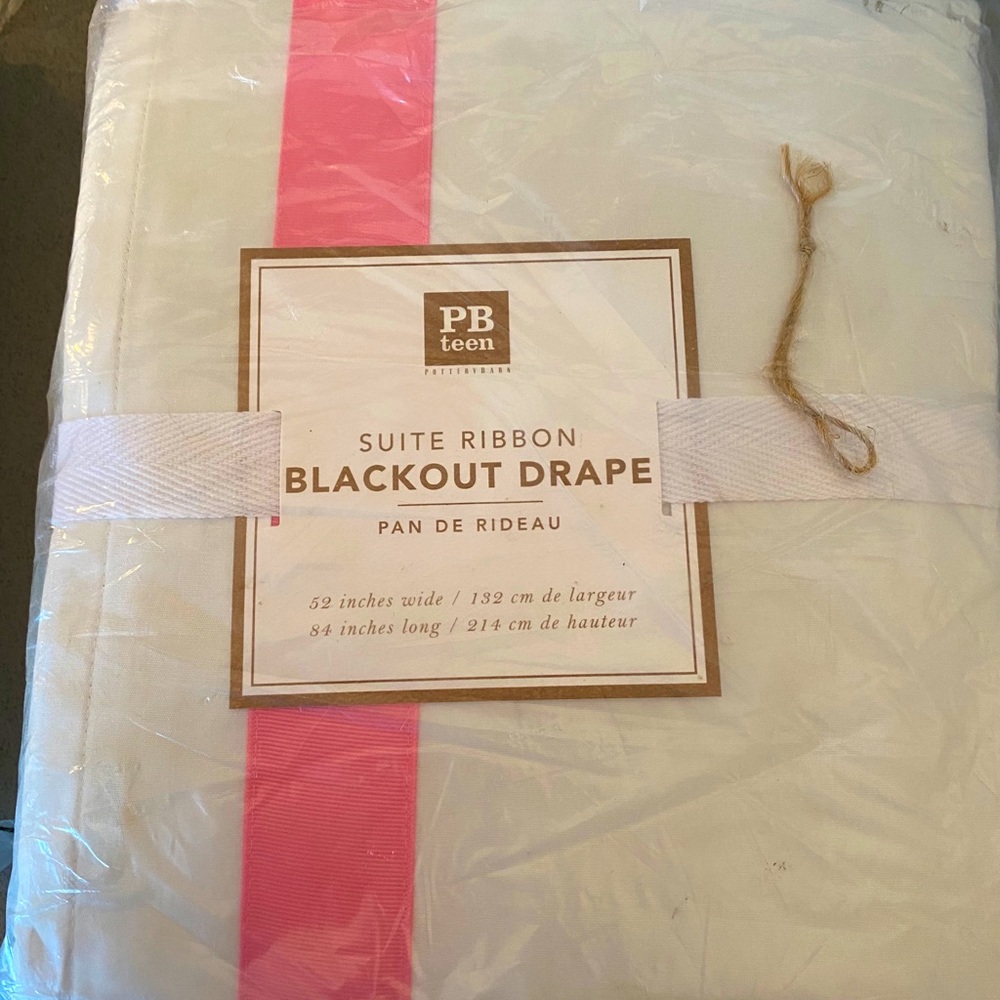 Pottery Barn Blackout Drape